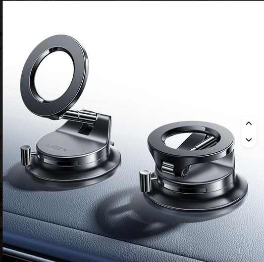 MOVEN™ Support Téléphone Voiture 360° – Aimant N52 Ultra-Puissant & Fixation Ventouse Premium
